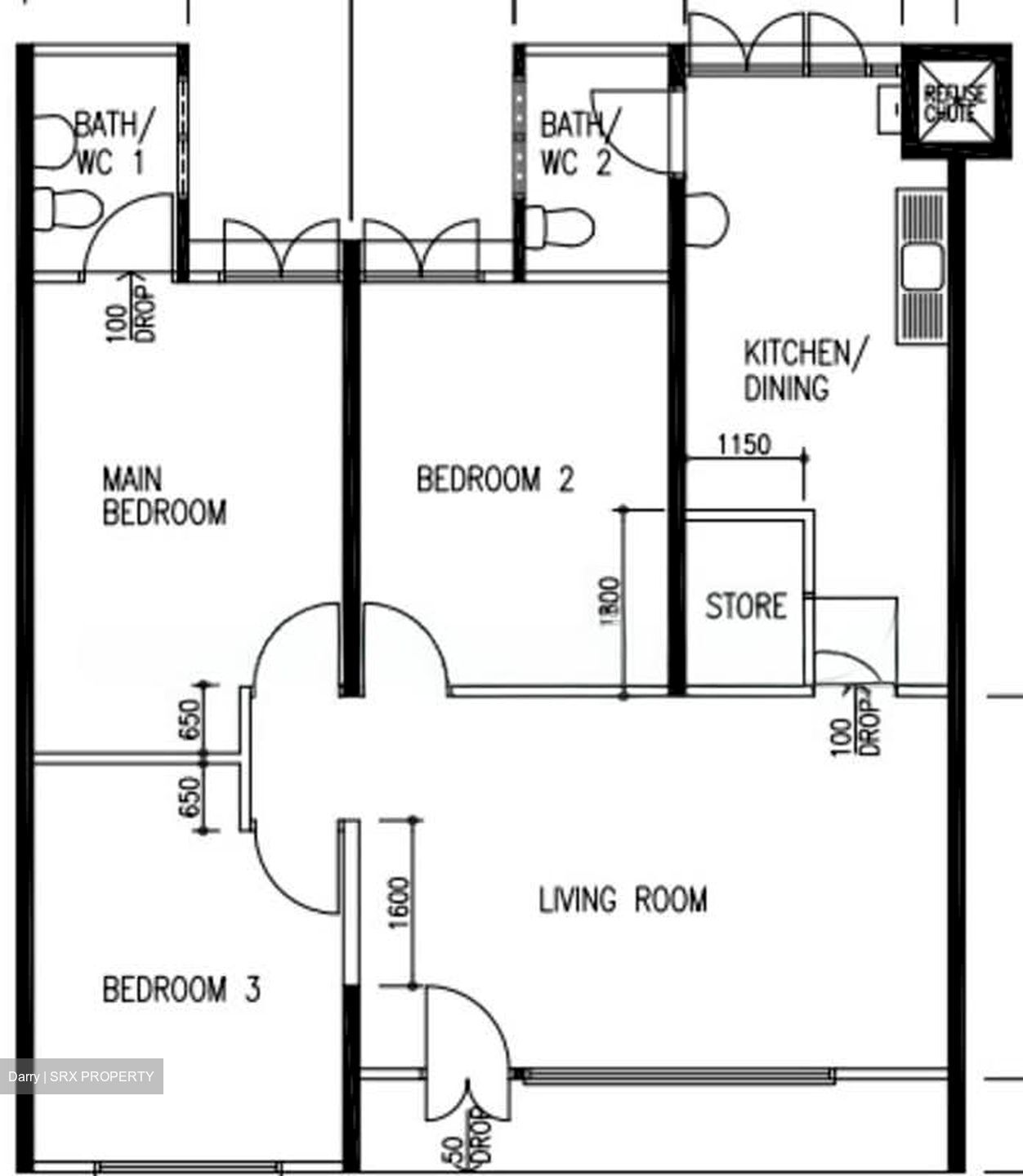 Blk 648 Hougang Avenue 8 (Hougang), HDB 4 Rooms #537409151